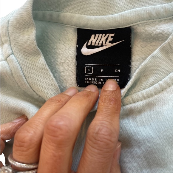 Girl’s, Nike, Mint Pullover Sweatshirt, Size Small - Picture 5 of 5